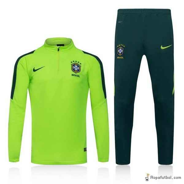 Chandal Brasil 2016 Verde Fluorescente